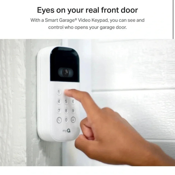 Chamberlain myQ Smart Garage Video Keypad - White - Picture 3 of 16